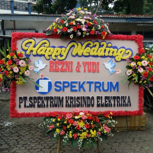 Bunga Papan Selamat Bahagia B1015